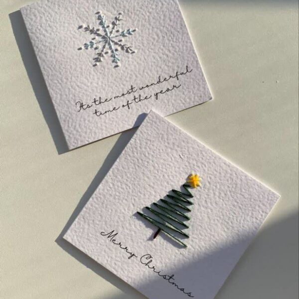 بسته بندی کاغذدوزی زمستونی