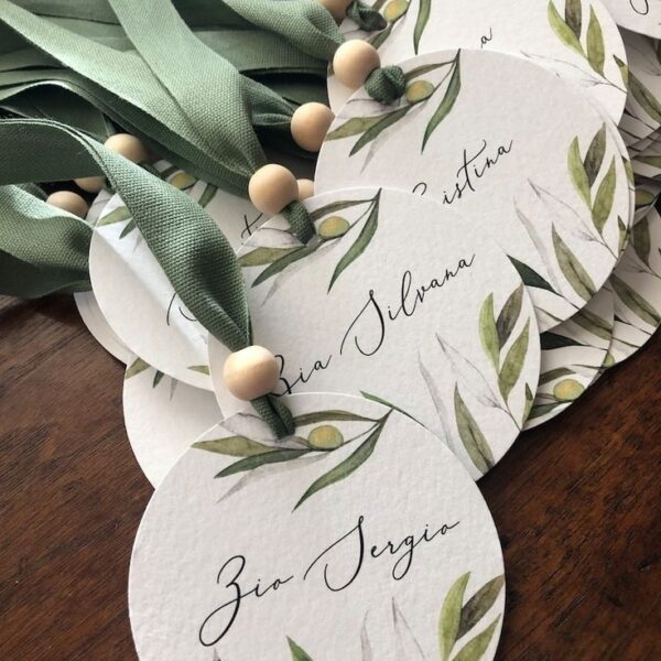 اویز چاپی مینیمال با مهره