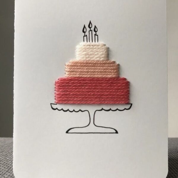 بسته بندی کاغذدوزی طرح کیک